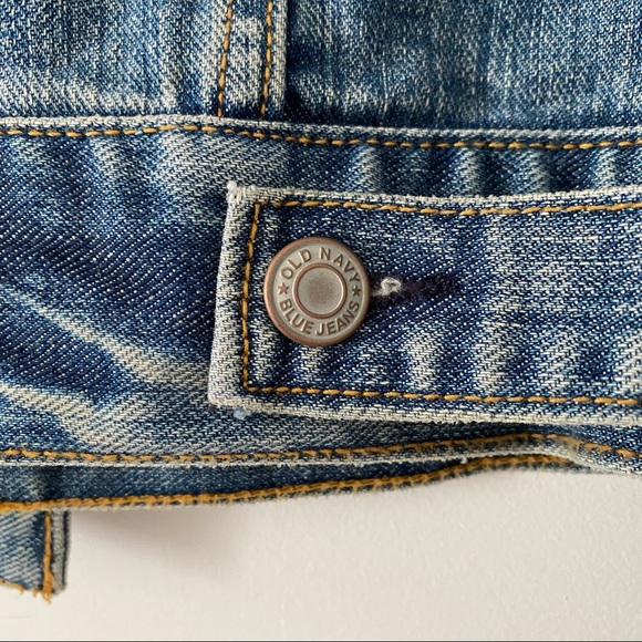 Crop Sherpa Denim-Jacket - Picture 5 of 7